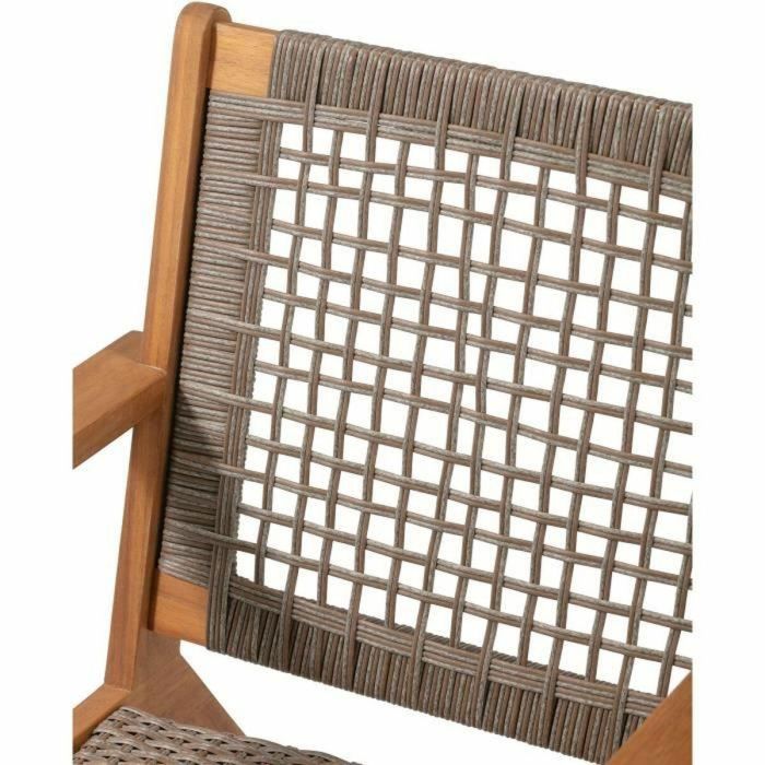 Bora Sillón de Jardín Bajo de Madera de Acacia con Certificación FSC y Resina de Mimbre - Medidas: An. 60 x Pr. 76 x Al. 73 cm 2 Bora Sillón de Jardín Bajo de Madera de Acacia con Certificación FSC y Resina de Mimbre - Medidas: An. 60 x Pr. 76 x Al. 73 cm 2