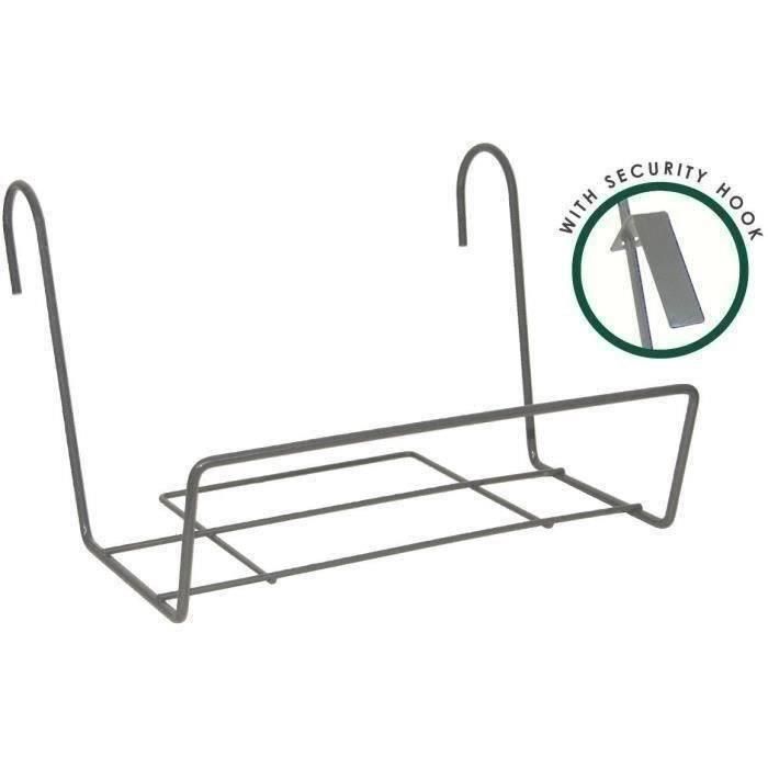 Soporte para balcón - GARDEN ID - 35 x 15,5 cm - Seguro - Tamaño práctico - Diseño sólido Soporte para balcón - GARDEN ID - 35 x 15,5 cm - Seguro - Tamaño práctico - Diseño sólido