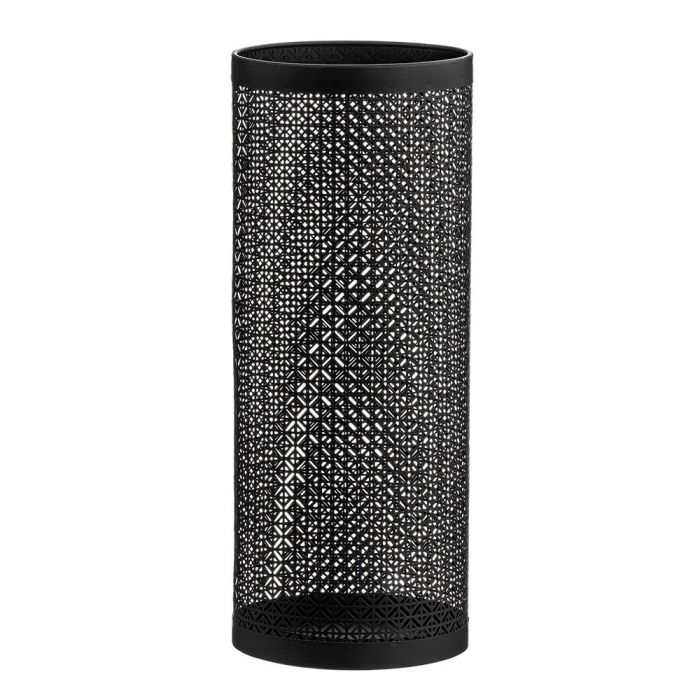 Caison Paragüero Redondo Filigree Negro Metal 20 x 50 cm