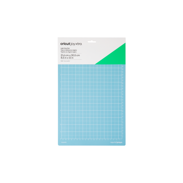 Cricut 2010626 Lámina Adhesiva Light Grip para Cricut Joy Xtra, Azul, 216 x 305 mm, 1 Pieza