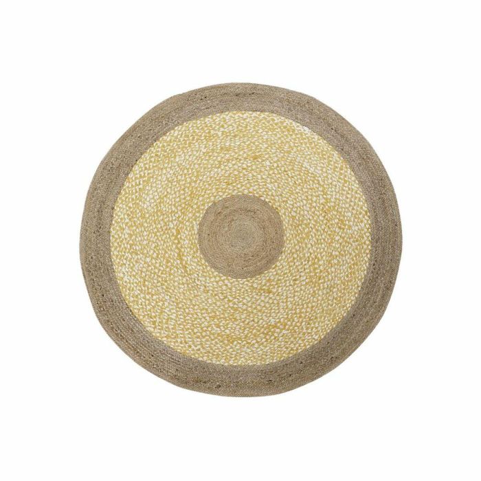 Alfombra DKD Home Decor Marrón Blanco Amarillo (200 x 200 x 1 cm) Alfombra DKD Home Decor Marrón Blanco Amarillo (200 x 200 x 1 cm)