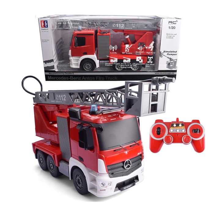 1:20 Rc Mercedes-Benz Antos Fire Truck
