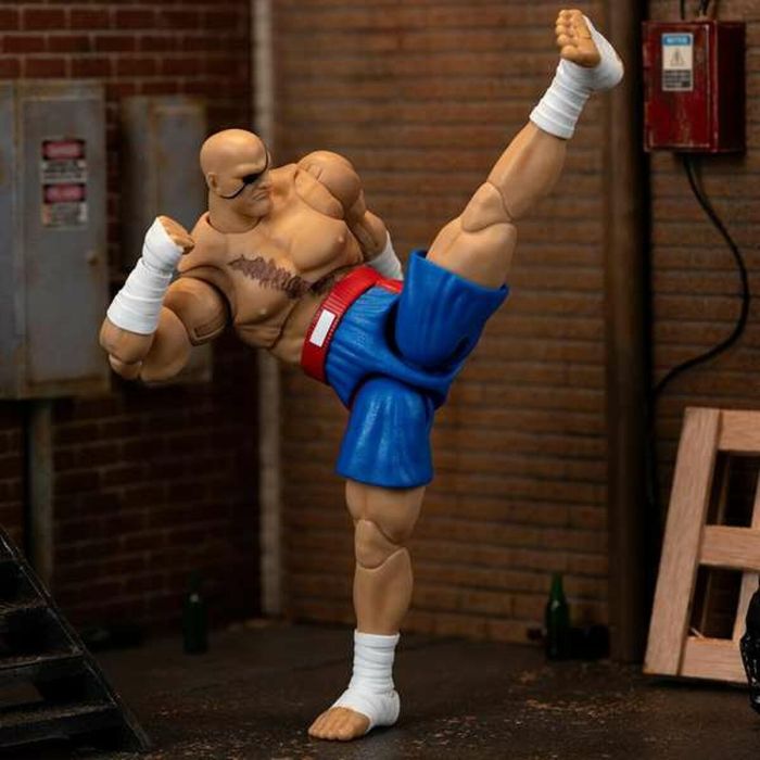 Figura street fighter ii sagat 15 cm 10 Figura street fighter ii sagat 15 cm 10