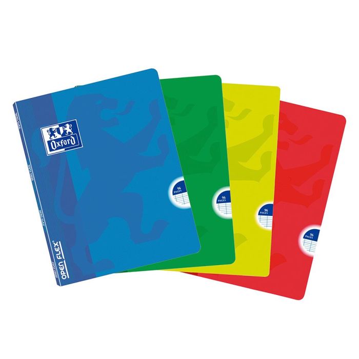 Libreta Escolar Oxford Openflex Tapa Flexible Optik Paper 48 Hojas Din A5 Rayado Horizontal Colores Surtidos 10 unidades 1 Libreta Escolar Oxford Openflex Tapa Flexible Optik Paper 48 Hojas Din A5 Rayado Horizontal Colores Surtidos 10 unidades 1
