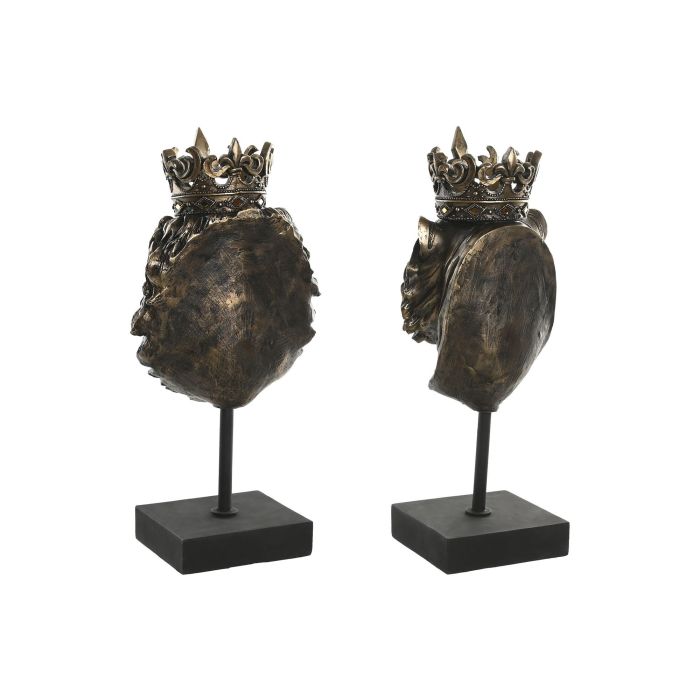 Figura Colonial DKD Home Decor Marron Oscuro 18 x 44 x 21 cm (2 Unidades) 3 Figura Colonial DKD Home Decor Marron Oscuro 18 x 44 x 21 cm (2 Unidades) 3