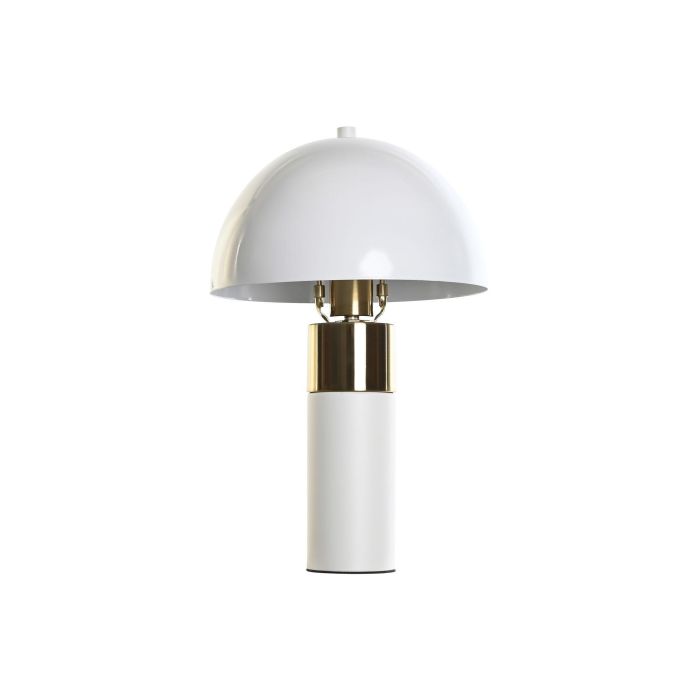 Lampara Sobremesa Moderno DKD Home Decor Blanco Dorado 24 x 36 x 24 cm 4 Lampara Sobremesa Moderno DKD Home Decor Blanco Dorado 24 x 36 x 24 cm 4