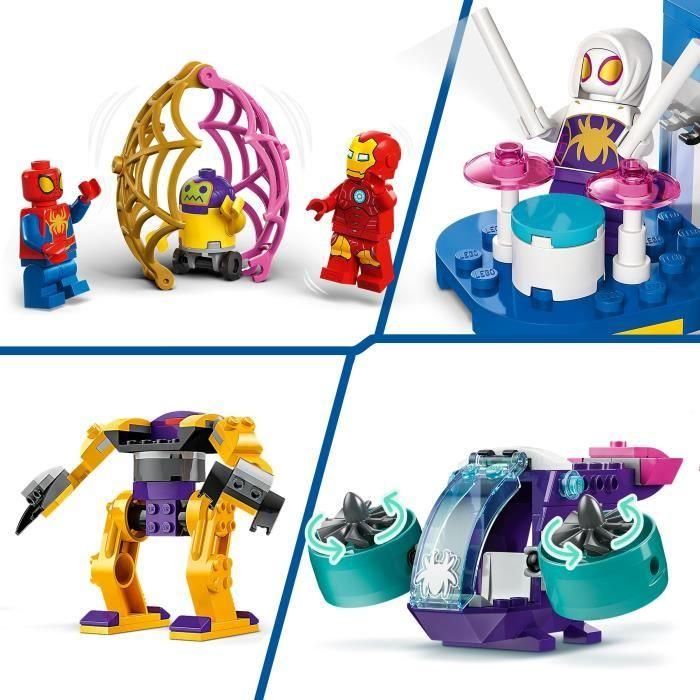 LEGO Marvel Spidey y sus increíbles amigos 10794 Sede del tirador web del equipo Spidey 2 LEGO Marvel Spidey y sus increíbles amigos 10794 Sede del tirador web del equipo Spidey 2