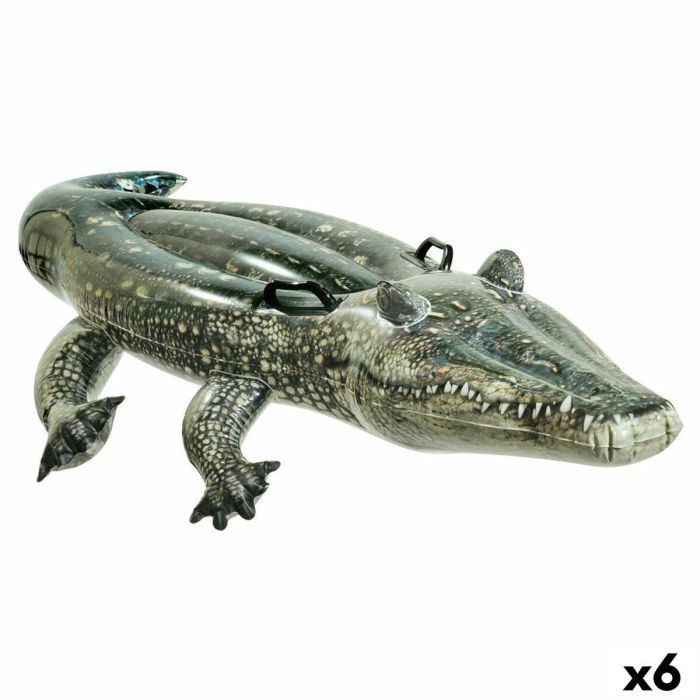 Figura Hinchable para Piscina Intex Cocodrilo 86 x 20 x 170 cm (6 Unidades) 4 Figura Hinchable para Piscina Intex Cocodrilo 86 x 20 x 170 cm (6 Unidades) 4
