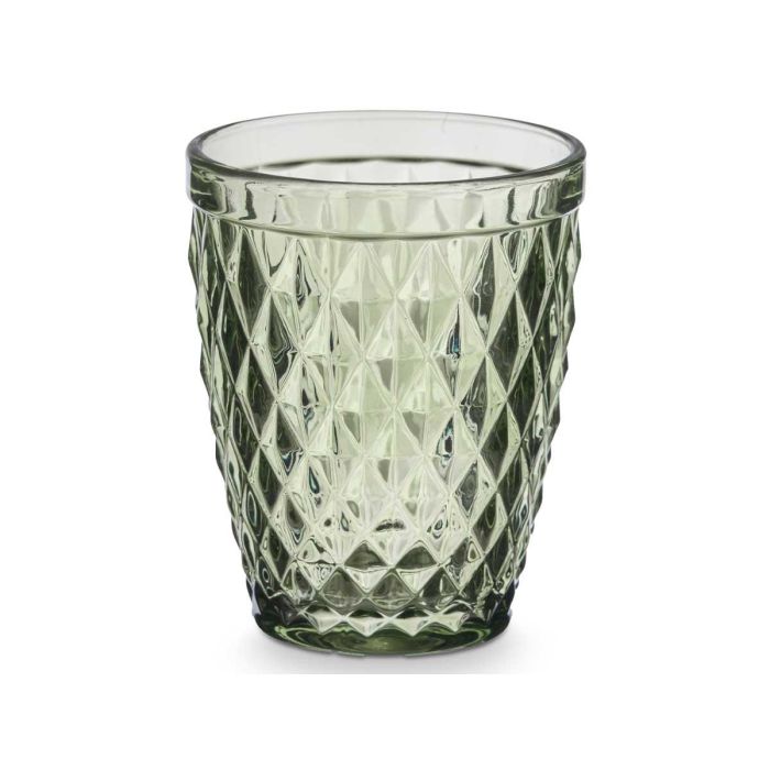 Vaso Diamante Verde 250 Ml Vivalto 8x10x8cm (24 Unidades) 1 Vaso Diamante Verde 250 Ml Vivalto 8x10x8cm (24 Unidades) 1