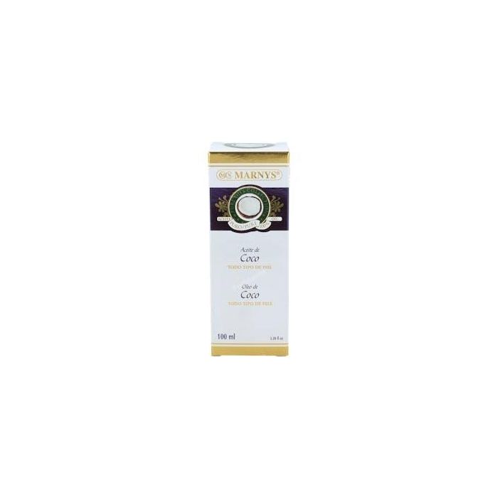 MARNYS Aceite de Coco 100ml Desodorizado para Piel y Cabello