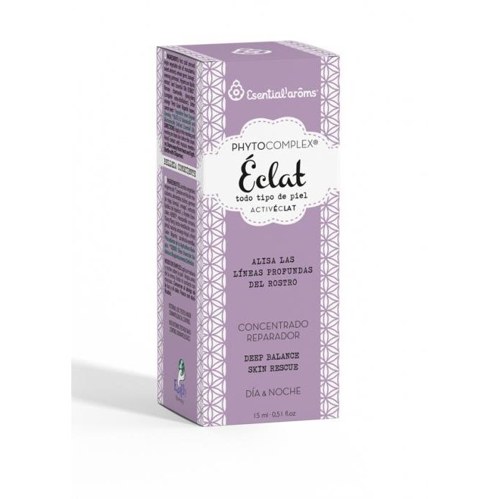 ESENTIAL AROMS Phytocomplex Eclat Sérum Anti-Edad y Vitalizante Cutáneo 15ml para Pieles Apagadas y Secas