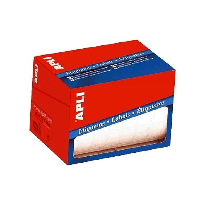 Apli Etiquetas Para Precios 25x40 mm Escritura Manual C-Romos Rollo De 1600 Blanco Apli Etiquetas Para Precios 25x40 mm Escritura Manual C-Romos Rollo De 1600 Blanco