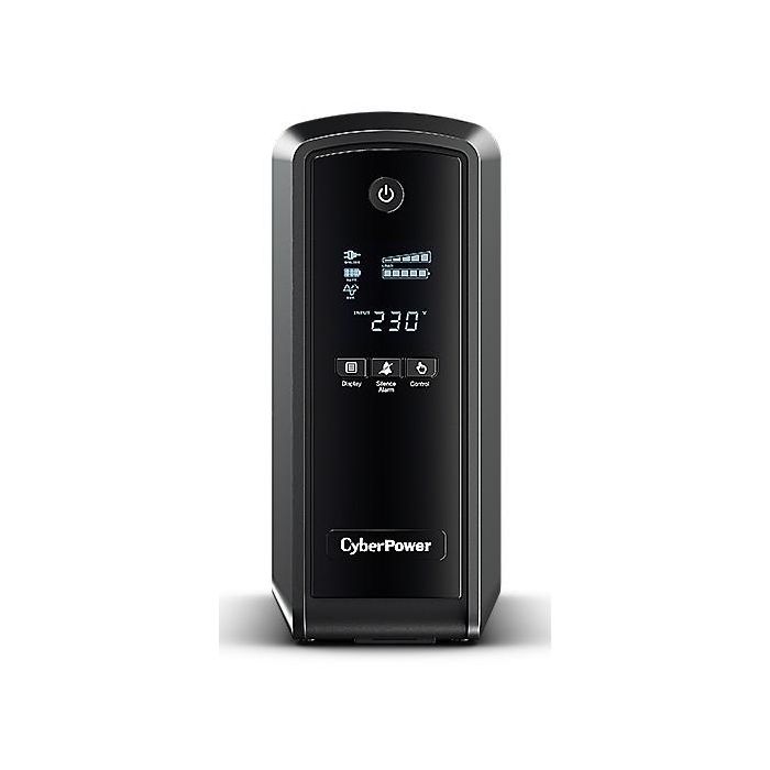 Cyberpower CP900EPFCLCD SAI Línea Interactiva 900VA/540W Onda Senoidal Pura AVR 6 Salidas Torre, Eficiencia Energética 1 Cyberpower CP900EPFCLCD SAI Línea Interactiva 900VA/540W Onda Senoidal Pura AVR 6 Salidas Torre, Eficiencia Energética 1