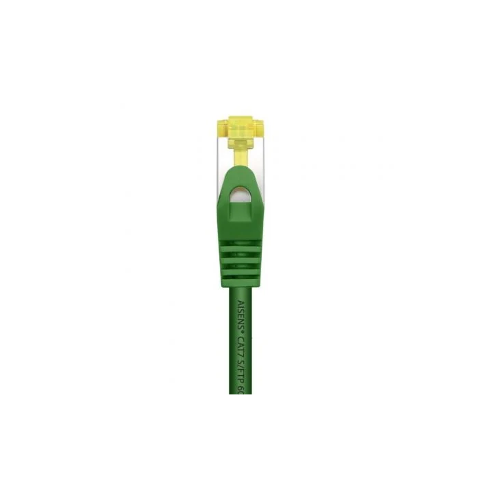 AISENS - CABLE DE RED LATIGUILLO RJ45 LSZH CAT.7 600 MHZ S/FTP PIMF AWG26, VERDE, 25CM 1