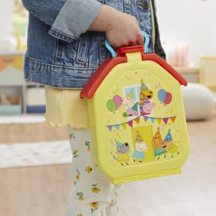 Peppa Pig, set maletín de Peppa con casita plegable, 4 figuritas, juguetes preescolares, a partir de 3 años 2 Peppa Pig, set maletín de Peppa con casita plegable, 4 figuritas, juguetes preescolares, a partir de 3 años 2