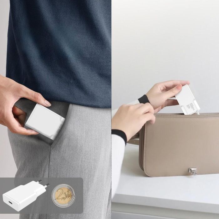 4smarts PDPlug Slim 20W GaN 1C Cargador Rápido USB-C a Lightning Blanco 5