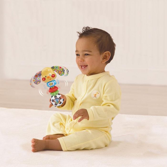 V-Tech 80-184722 Toby Perrito Interactivo con Voz, Luces, Música y Detector de Movimiento para Bebés +0 Meses. Español. 1 V-Tech 80-184722 Toby Perrito Interactivo con Voz, Luces, Música y Detector de Movimiento para Bebés +0 Meses. Español. 1