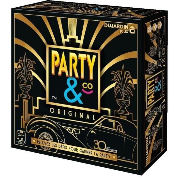 Dujardin Party & Co Original Edición 30 Aniversario - Juego de mesa con desafíos de mimos, quiz, dibujo y palabras prohibidas - A partir de 10 años Dujardin Party & Co Original Edición 30 Aniversario - Juego de mesa con desafíos de mimos, quiz, dibujo y palabras prohibidas - A partir de 10 años