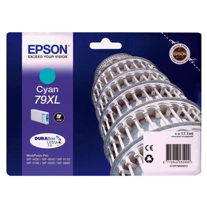 Cartucho de Tinta Original Epson C13T79024010 Cian 1