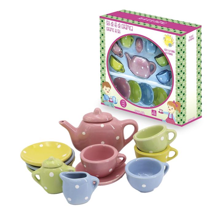 Set De Te De Porcelana 13 Pzs Tachan