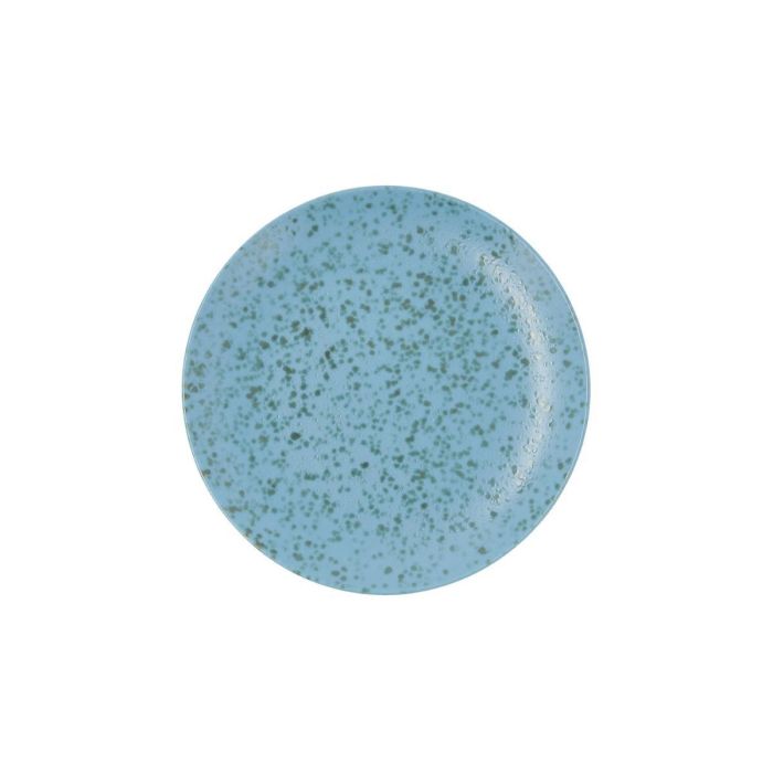 Plato Llano Ariane Oxide Cerámica Azul (Ø 21 cm) (12 Unidades)