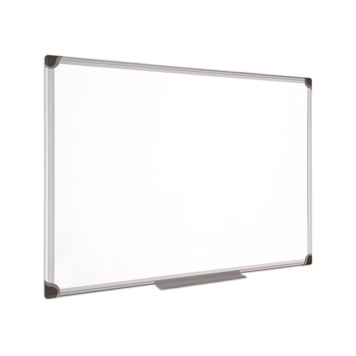 Pizarra Blanca Bi-Office Magnetica Maya W Ceramica Vitrificada Marco De Aluminio 90 X 60 cm Con Bandeja Para 1