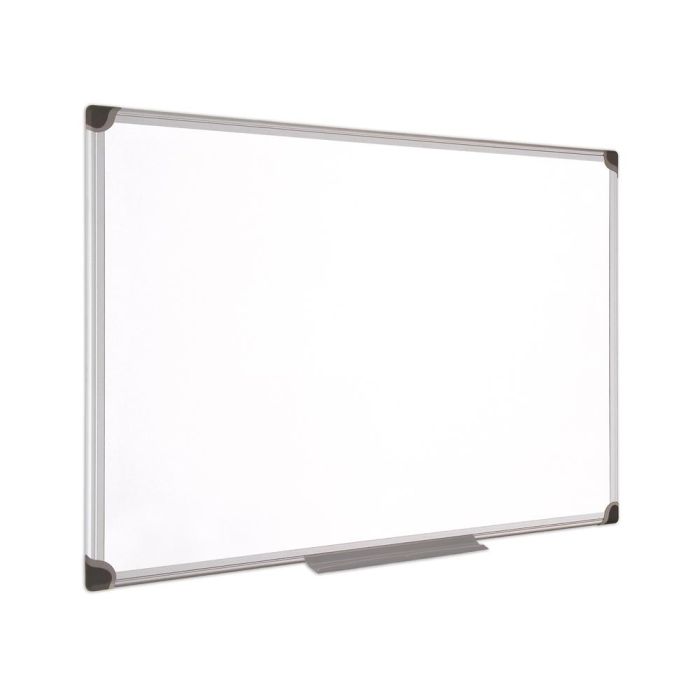 Pizarra Blanca Bi-Office Magnetica Maya W Ceramica Vitrificada Marco De Aluminio 240 X 120 cm Con Bandeja Para 1