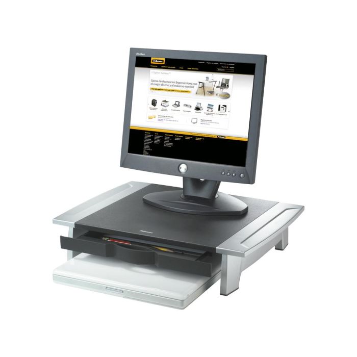 Soporte Fellowes Para Monitor Tft Office Suites Ajustable En Altura Con Bandeja 100-150x500X364 mm Mm Color 1