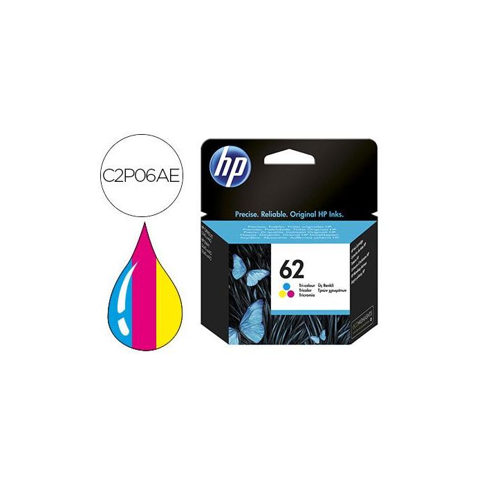 Ink-Jet Hp N.62 Officejet 5640 - 7640 - 5740 Pack Multicolor -165 Pag-