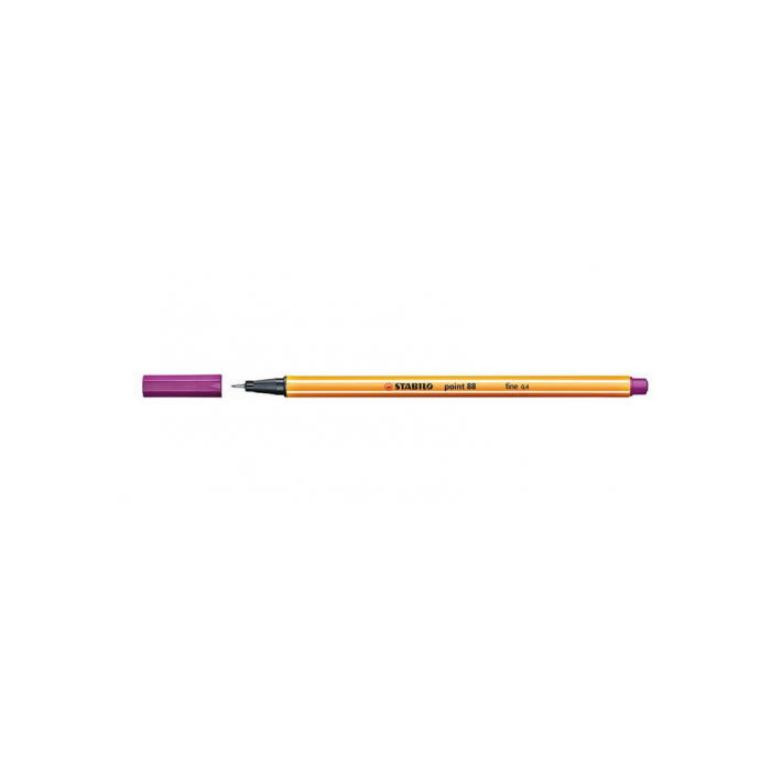 STABILO Rotulador Point 88 punta fieltro fina trazo 0,4mm granza lila STABILO Rotulador Point 88 punta fieltro fina trazo 0,4mm granza lila