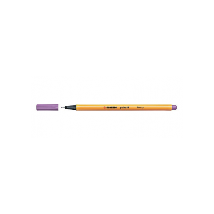 STABILO Rotulador Point 88 punta fieltro fina trazo 0,4mm lila claro STABILO Rotulador Point 88 punta fieltro fina trazo 0,4mm lila claro