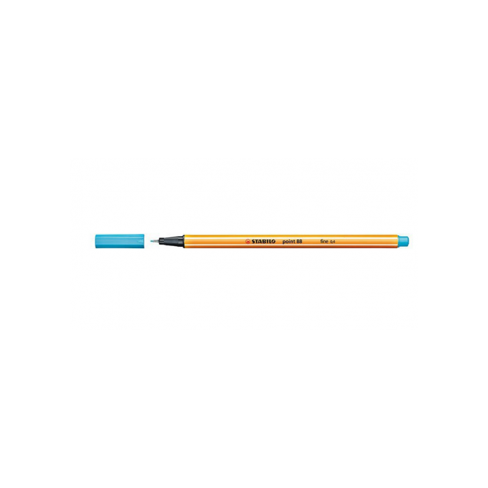 STABILO Rotulador Point 88 punta fieltro fina trazo 0,4mm azul celeste STABILO Rotulador Point 88 punta fieltro fina trazo 0,4mm azul celeste