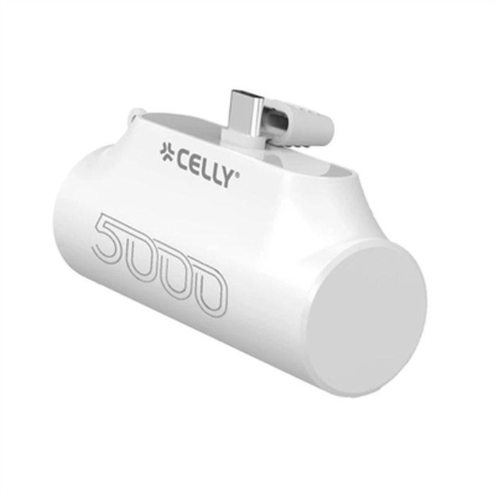 Powerbank Celly PBC5000WH Blanco 5000 mAh 8 Powerbank Celly PBC5000WH Blanco 5000 mAh 8