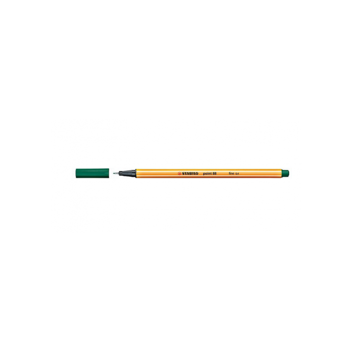 STABILO Rotulador Point 88 punta fieltro fina trazo 0,4mm verde azulado STABILO Rotulador Point 88 punta fieltro fina trazo 0,4mm verde azulado