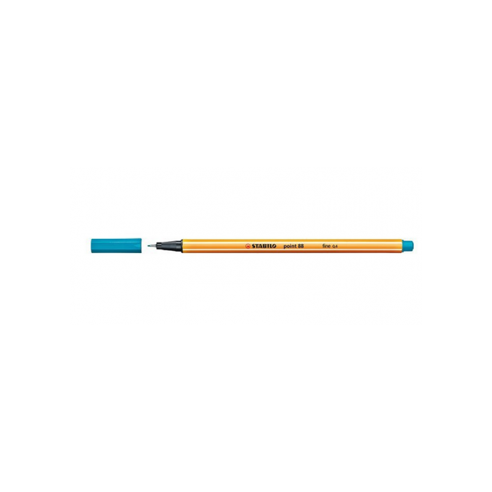 STABILO Rotulador Point 88 punta fieltro fina trazo 0,4mm turquesa STABILO Rotulador Point 88 punta fieltro fina trazo 0,4mm turquesa