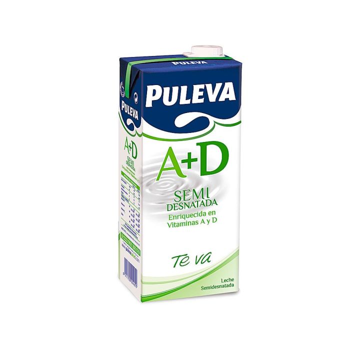 Leche Puleva Semidesnatada Brik De 1 Litro 1