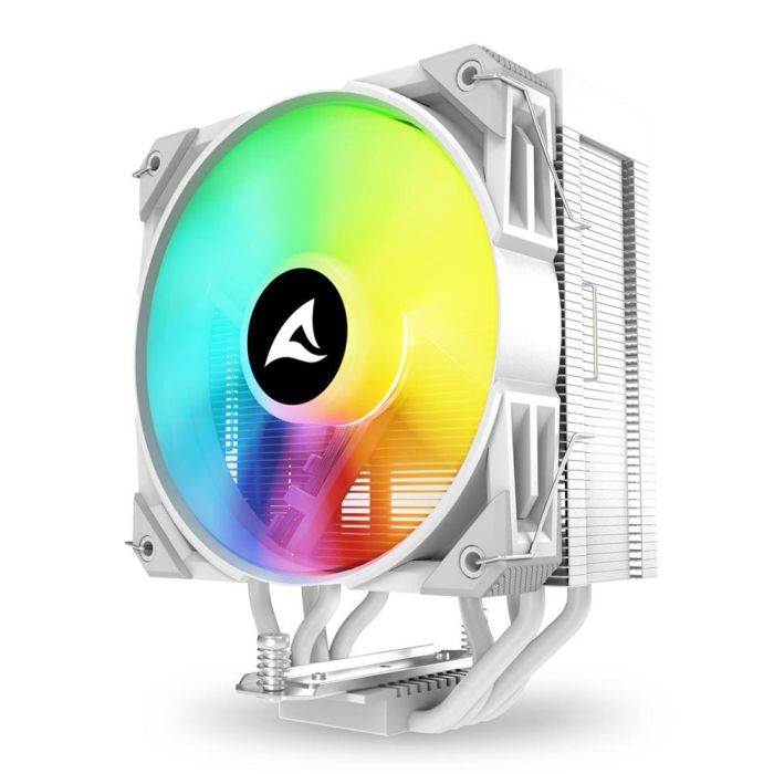 Sharkoon A40 RGB Refrigerador de aire para CPU 12 cm Blanco con Iluminación RGB 1 Sharkoon A40 RGB Refrigerador de aire para CPU 12 cm Blanco con Iluminación RGB 1