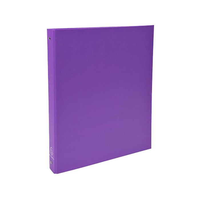 Carpeta De 4 Anillas 30 mm Redondas Exacompta Din A4 Carton Forrado Morado 1