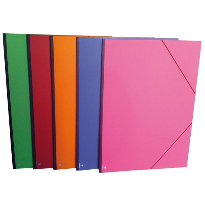 Carpeta Planos Clairefontaine Din A3 Con Gomas Carton Gofrado Colores Surtidos 10 unidades 2