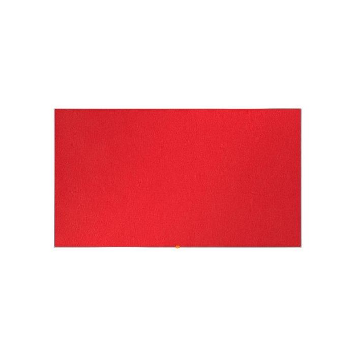 Tablero Fieltro Nobo Panoramica 85 (1890X1070 Mm) Rojo Brillante