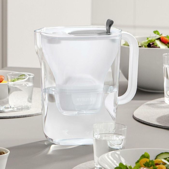 Estilo de filtrado de Brita CARAFE XL Gray (3.6L) incluyó 1 cartucho de filtro Maxtra Pro All-in-1 2