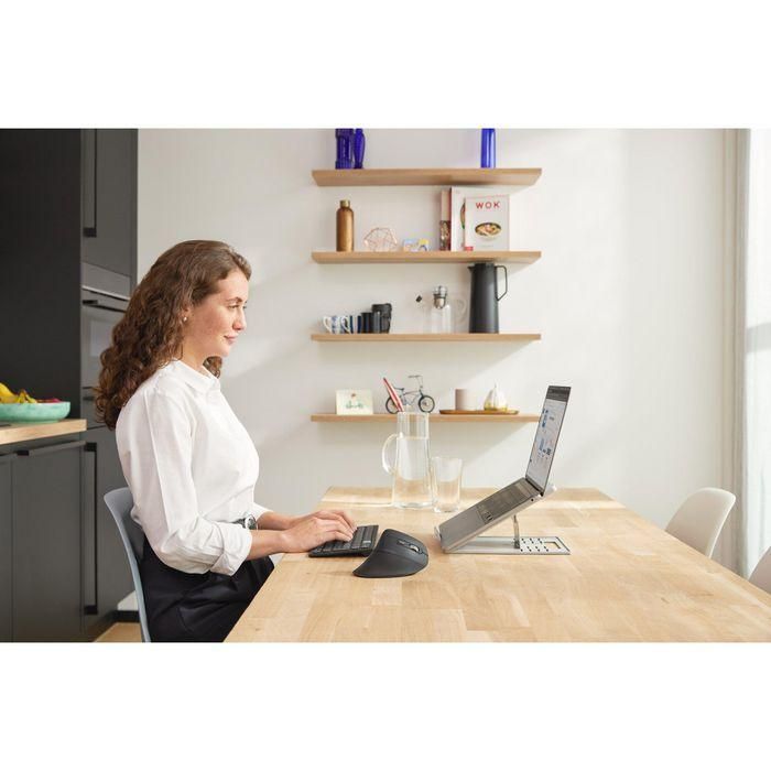 Kensington MY630 EQ Ratón óptico ergonómico vertical recargable negro, 2400 DPI, Bluetooth y USB-A, hasta 3 dispositivos 14