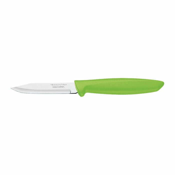 Cuchillo para legumbres y frutas 3" plenus verde 7,62cm tramontina