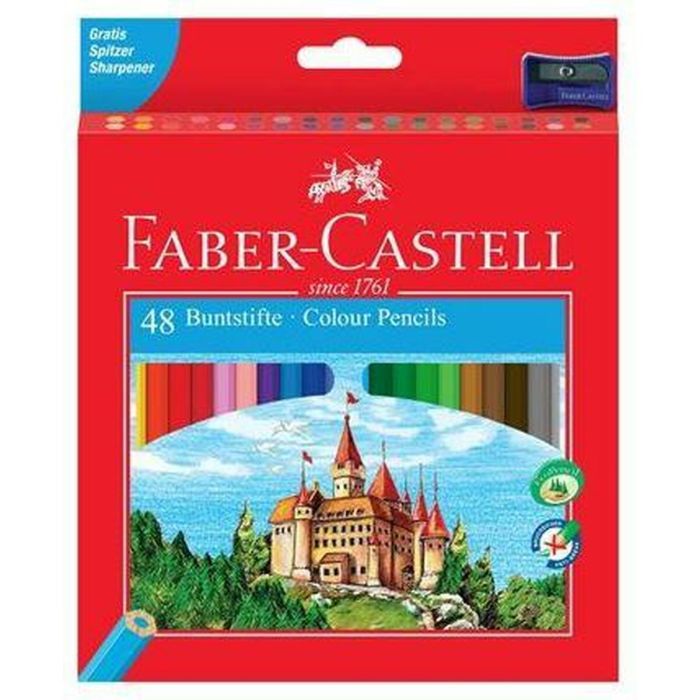 Lápices de colores Faber-Castell Multicolor (3 Unidades) 1