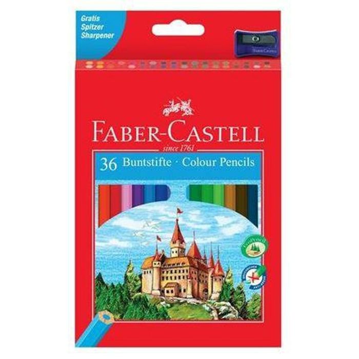 Lápices de colores Faber-Castell Multicolor (4 Unidades) 1