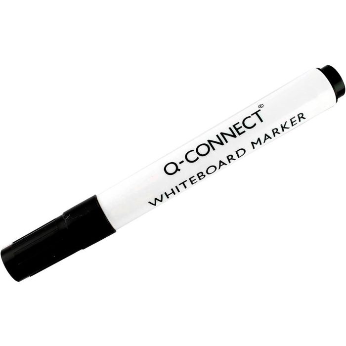 Rotulador Q-Connect Pizarra Blanca Color Negro Punta Redonda 3 mm 10 unidades 3
