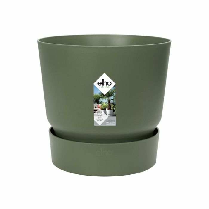 Elho Maceta Redonda Greenville 55 Verde Ø 55 x H 50 cm Exterior 100% Reciclado Elho Maceta Redonda Greenville 55 Verde Ø 55 x H 50 cm Exterior 100% Reciclado