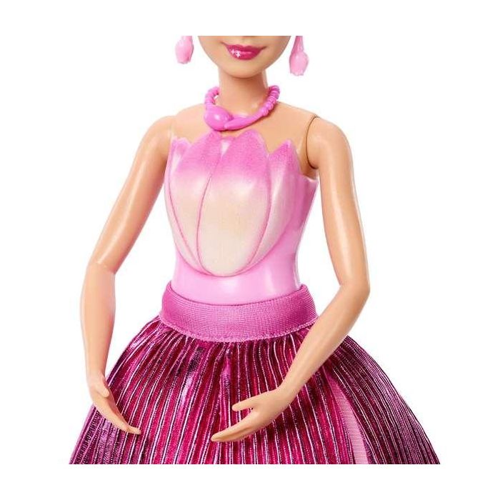 Muñeca barbie petal pop tulipán rosa 32x12x12 cm 3