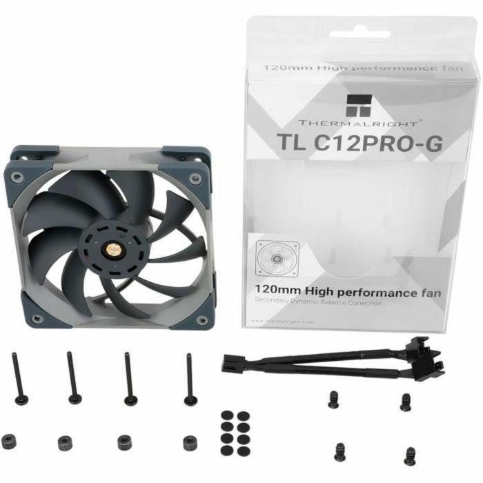 THERMALRIGHT - TL-C12PRO-G - Ventilador de PC - 120 mm - 1850 RPM - <29,6 dBA - 82 CFM 1