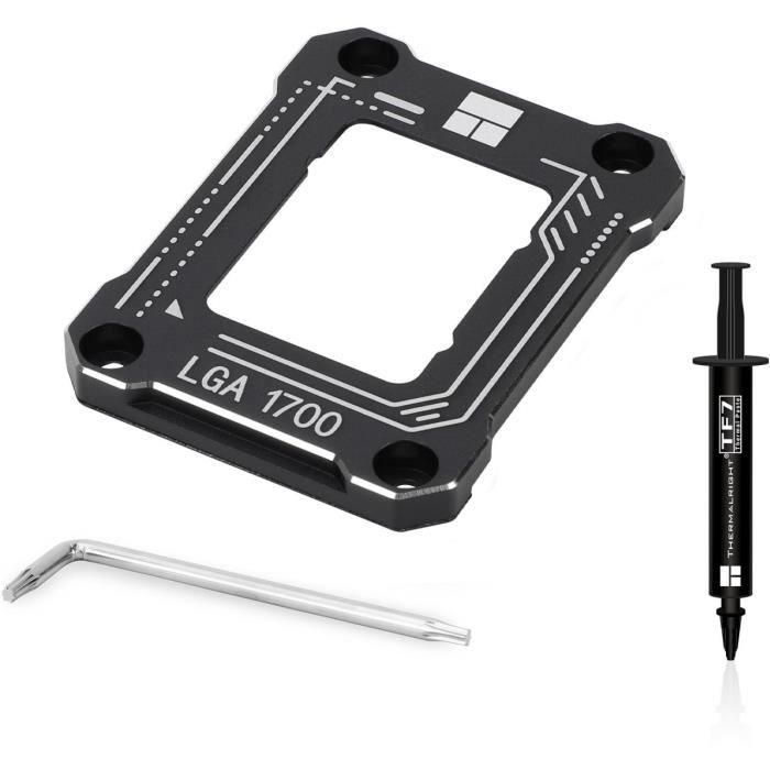 THERMALRIGHT - Marco corrector de flexión LGA1700 - Marco de refuerzo de CPU - Negro - Para socket Intel LGA1700 - Antideformación THERMALRIGHT - Marco corrector de flexión LGA1700 - Marco de refuerzo de CPU - Negro - Para socket Intel LGA1700 - Antideformación